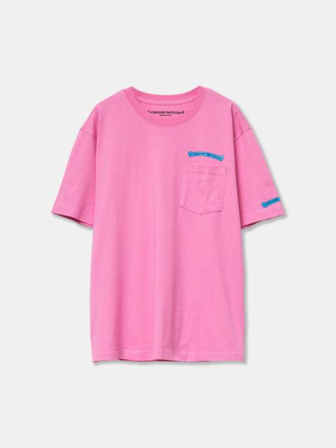 Chrome Hearts Pink Blue Scroll Tee