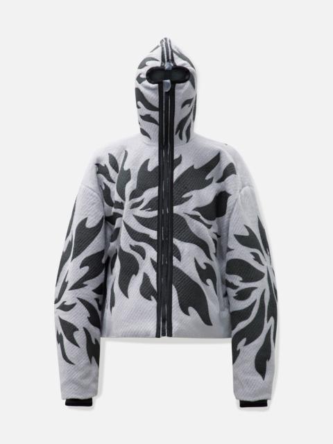 KUSIKOHC FRAGMENT FLEECE ZIP-UP HOODIE