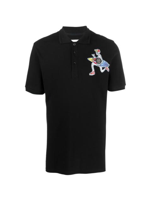 PHILIPP PLEIN graphic-print polo shirt