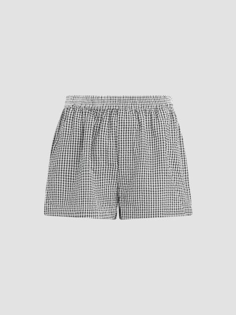Joe's Jeans Women's The Checked Boxer Shorts - Black White Gingham
