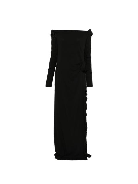 Blumarine off-shoulder floral dress