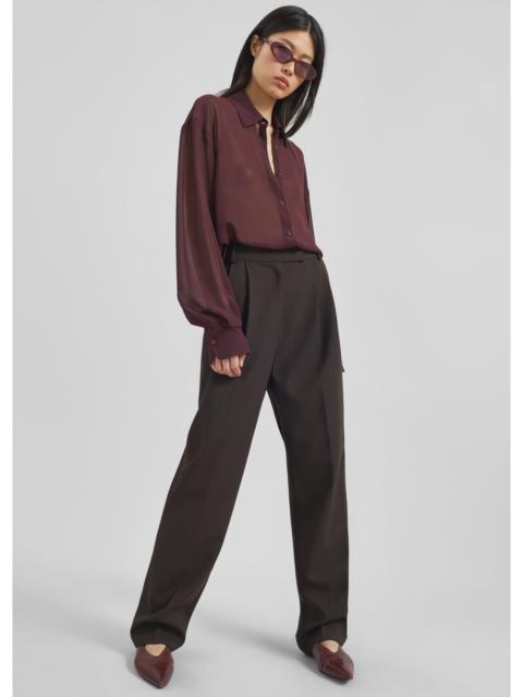 The Frankie Shop Bea Suit Pants - Dark Espresso