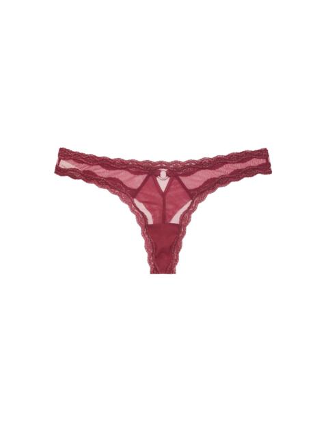 Fleur du Mal Sheer Tulle Thong