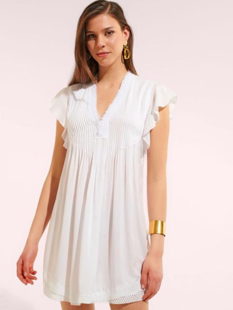 Poupette St Barth Mini Dress Sasha - Optic White