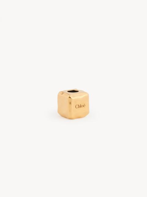 Chloé CUBE DICE CHARM FOR BRACELET BAG IN BRASS