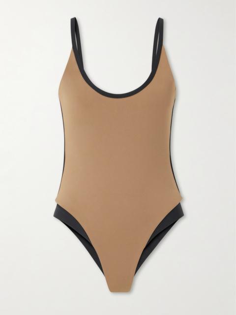 MARYSIA Calacatta Two-tone Swimsuit