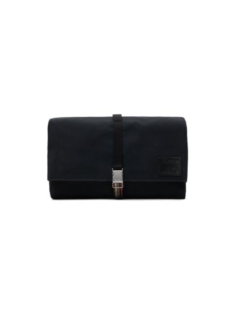 Paul Smith Navy Canvas Fold-Out Wash Bag