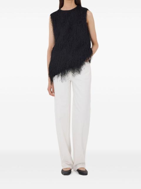 Loulou de Saison Yasmin fringed sleeveless vest
