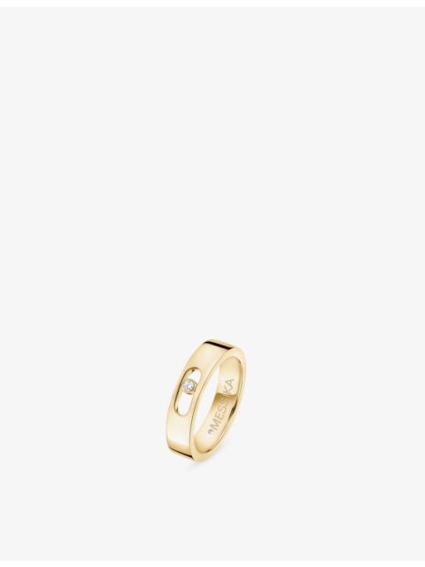 MESSIKA Move Joaillerie 18ct Gold And 0.03ct Diamond Wedding Ring