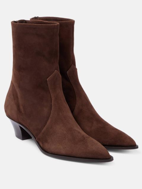 Brunswick suede ankle boots