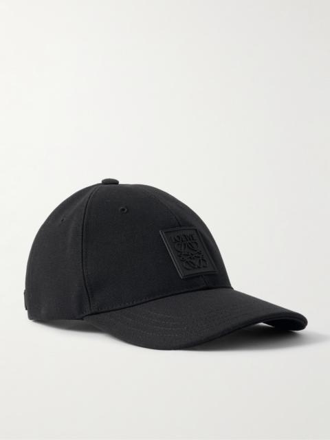 Loewe Logo-Appliquéd Cotton-Canvas Baseball Cap