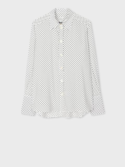 White Polka Dot Shirt