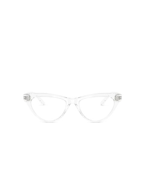 VERSACE cat-eye logo glasses