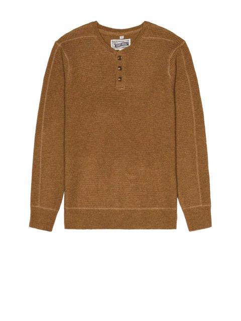 Button Henley Sweater