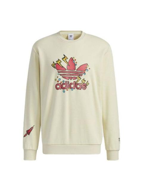 adidas originals Fangtastic Series Disney Mickey Printing Round Neck Pullover H09183