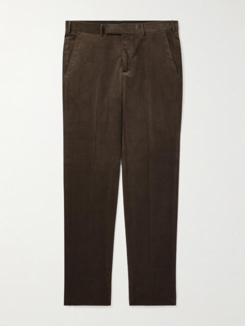 ZEGNA Slim-Fit Cotton-Blend Corduroy Trousers
