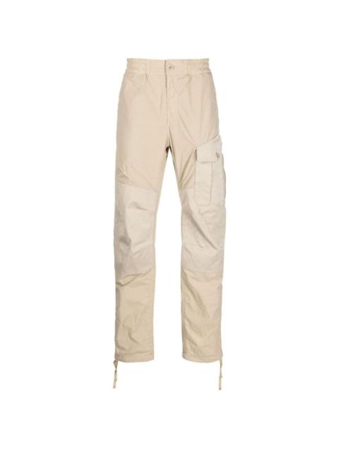 elasticated-waist cargo trousers