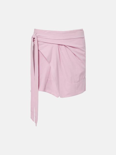 Isabel Marant Berenice draped cotton wrap skirt
