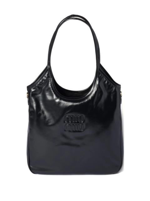 Miu Miu Miu Miu  Ivy Leather Tote Bag