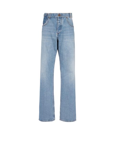 Balmain Jeans in contrast-effect denim