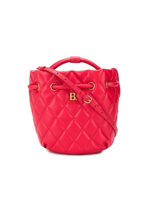 BALENCIAGA small B quilted bucket bag