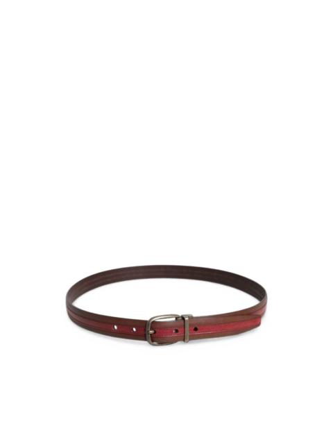 Dolce & Gabbana logo-buckle leather belt