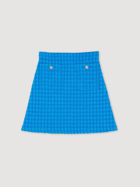 Sandro Short tweed skirt
