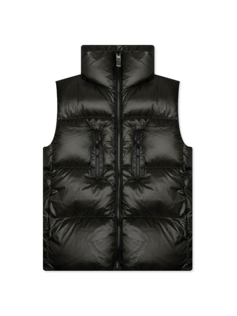 GIVENCHY SLEEVELESS PUFFER W/ FRONT POCKETS - MILITARY GREEN