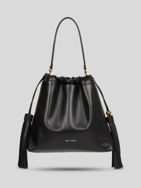 Etro MEDIUM LEATHER KALISPERA BAG WITH TASSELS