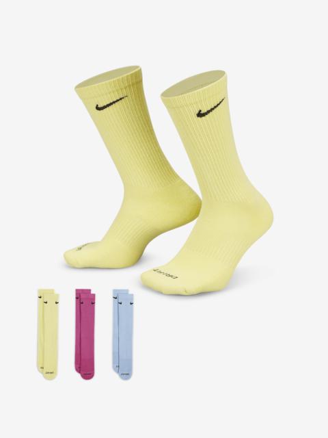 Nike Nike Everyday Plus Cushioned Training Crew Socks (3 Pairs)