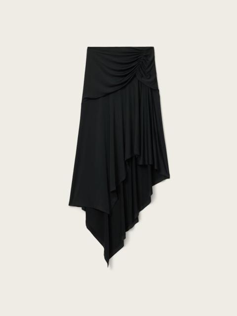 ALLSAINTS ANNALIE JERSEY MIDI SKIRT