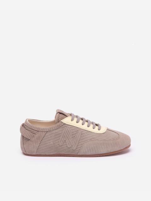 MSGM Super flat velvet sneakers