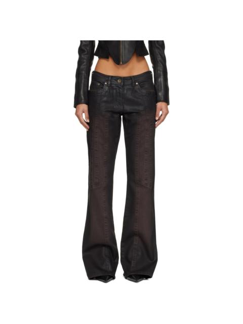 KNWLS Brown Alice Gloss Jeans