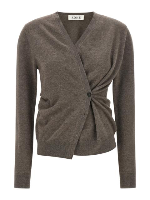 RÓHE Asymmetrical 'Twisted Ballet' Cardigan
