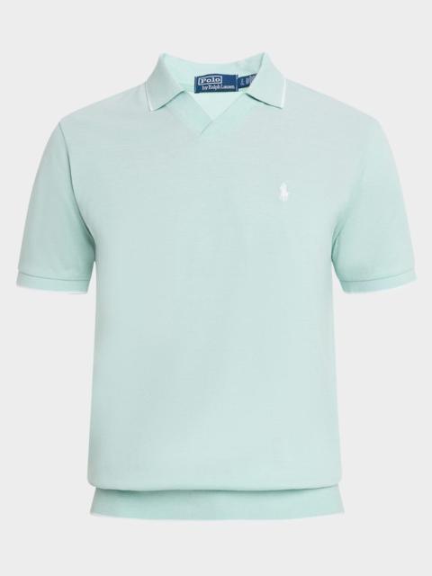 Polo Ralph Lauren Men's Jacquard Mesh Polo Shirt