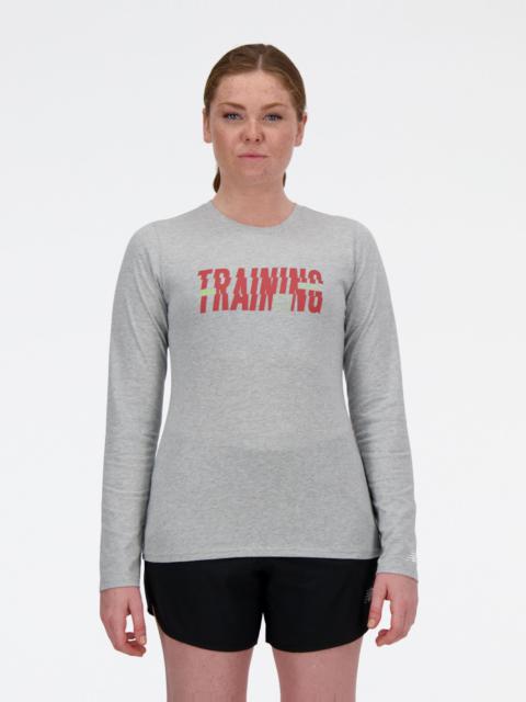 New Balance United Airlines NYC Half Training Graphic Long Sleeve