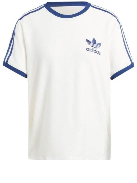 adidas (WMNS) adidas Originals Terry 3-Stripes Asia Sizing 'White Blue' IT9842