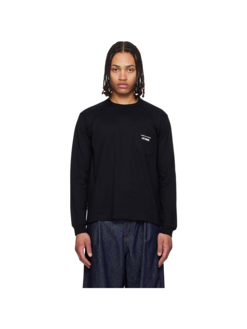 Comme des Garçons Homme Black Pocket LS T-shirt