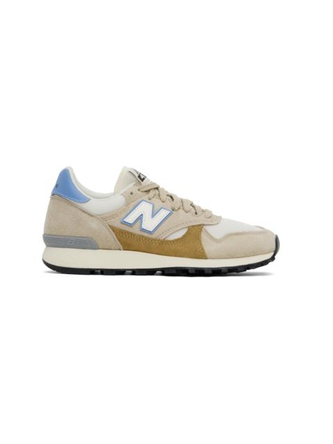 New Balance Beige & Blue 475 Sneakers