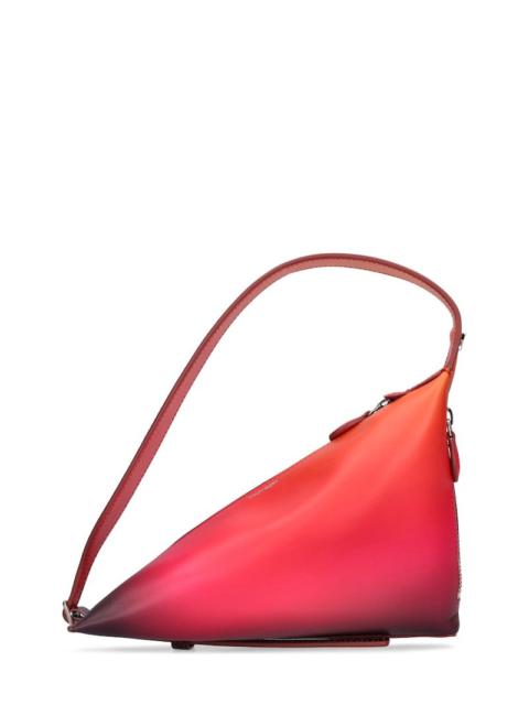 courrèges Sunset gradient mini leather shark bag
