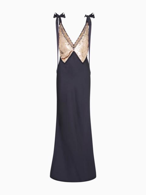LoveShackFancy Talissa Sequin Maxi Dress