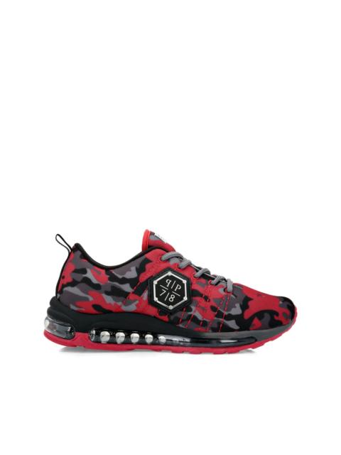 PHILIPP PLEIN camouflage runner snakers