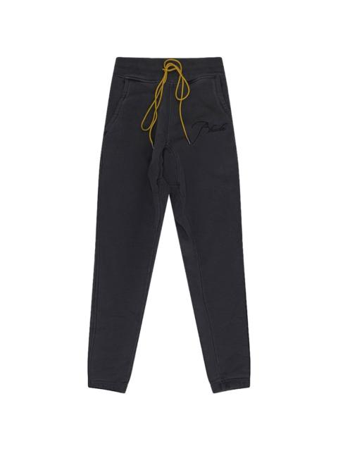 Rhude script logo track pants