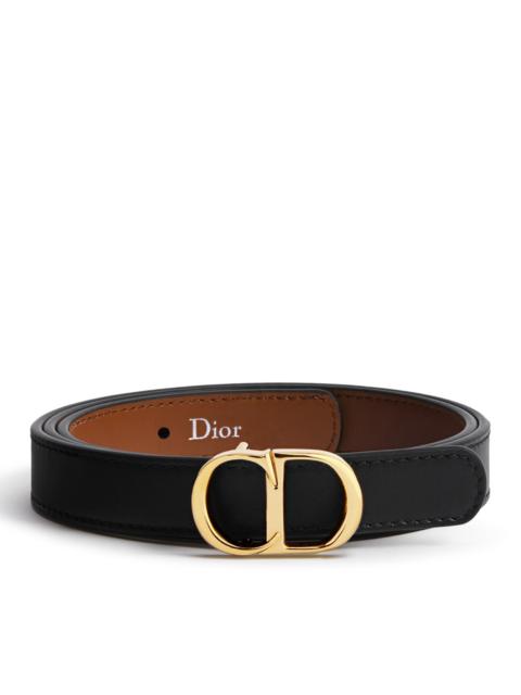 Dior CD ICON REVERSIBLE BELT IN SMOOTH CALFSKIN