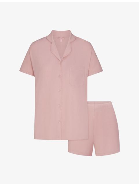 SKIMS Soft Lounge Short Stretch-Modal Pajama Set
