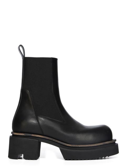 Rick Owens 80mm elastic-panel block-heel boots