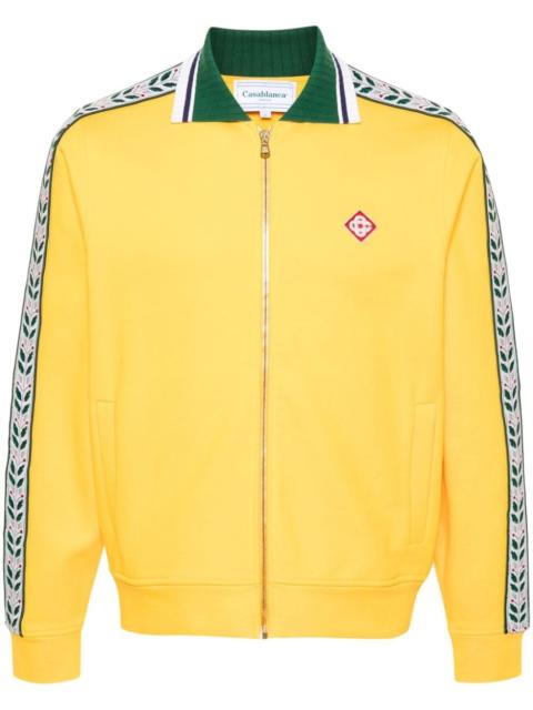 CASABLANCA Laurel zip-up sweatshirt