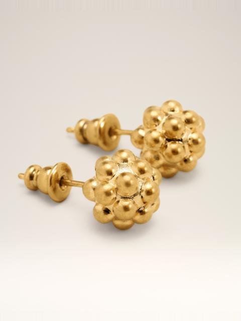 AMI Paris GOLD BRASS PEARL STUDS
