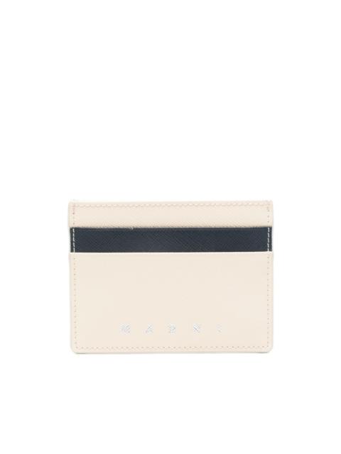 Marni mbossed-logo cardholder