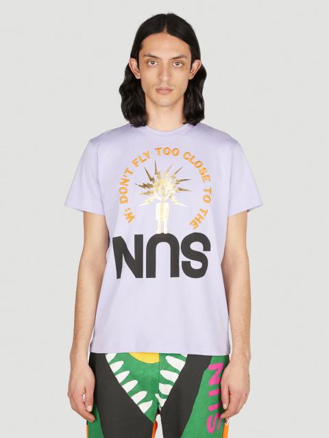 Walter Van Beirendonck Devil Crewneck T-shirt Male Green